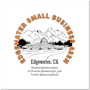 Edgewater Small Business Assn - Front & Back Posters and Art